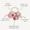 Mushie bijtring fairy teething ring