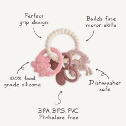 Mushie bijtring fairy teething ring