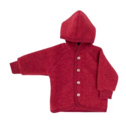 Engel Natur jasje wolfleece jaspis melange rood