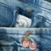 Lil'Atelier spijkerbroek Deva loose fit jeans cherry