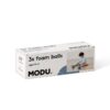 MODU 3 foam balls deep blue - sky blue