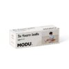 MODU 3 foam balls sand grey - honey yellow