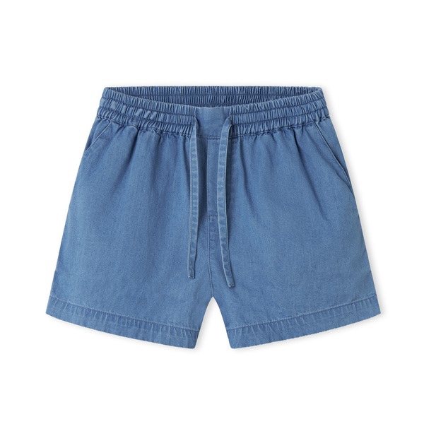 MarMar Copenhagen korte spijkerbroek Pinon light blue denim