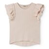 MarMar Copenhagen T-shirt Tavora frill pointelle misty pink