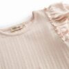 MarMar Copenhagen T-shirt Tavora frill pointelle misty pink