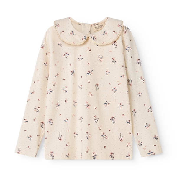 MarMar Copenhagen Longsleeve Tallu met kraag roses
