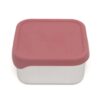 PetitMonkey_RVS-fruitbakje_Mahogany-rose Petit Monkey RVS fruitbakje mahogany rose