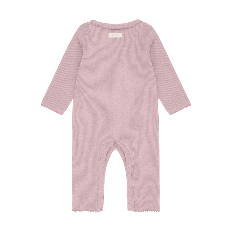Fixoni boxpakje rib pale mauve melange rose