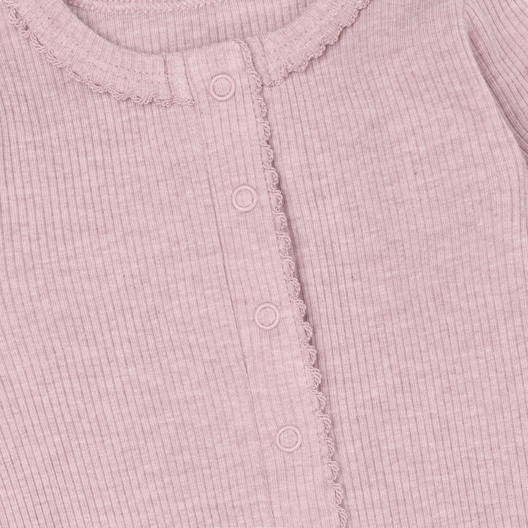 Fixoni boxpakje rib pale mauve melange rose