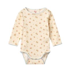 Floss romper met lange mouw Fresa soft pink poppy