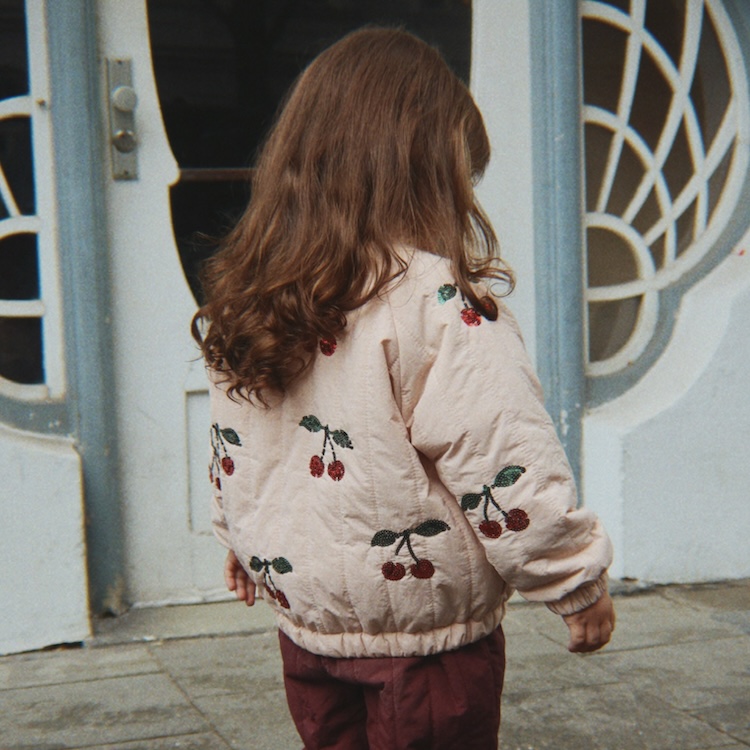 Konges Sløjd Bomberjack juno sequin cameo rose cherry