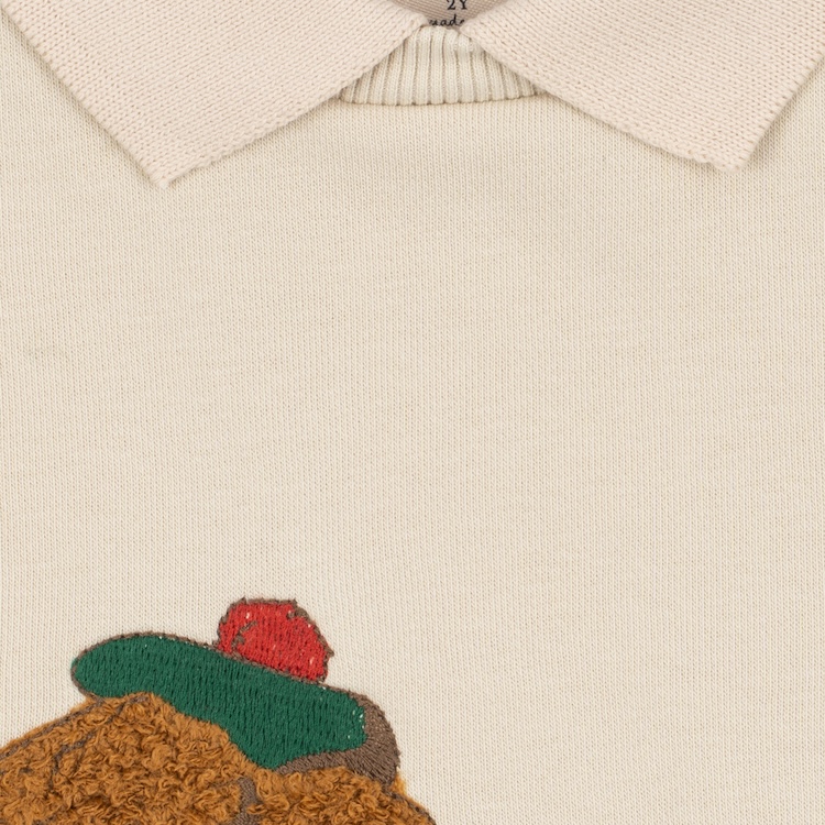 Konges Slojd trui sweater spotty brown rice teckel