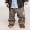 MarMar Copenhagen broek soft denim panto dark brownie stripe