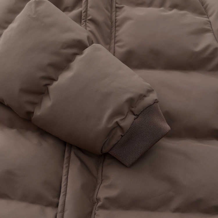 Enfant winterjas pine bark beige