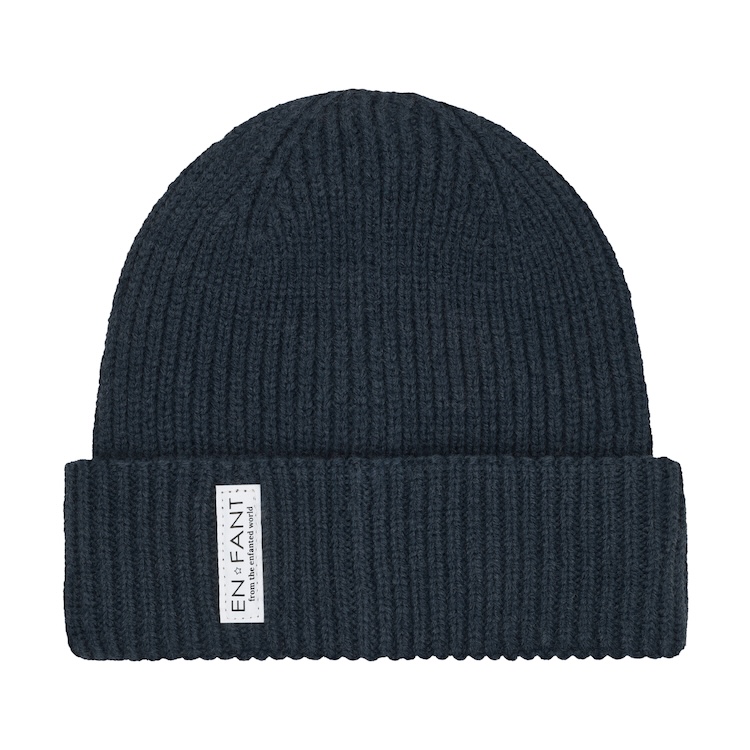 Enfant beanie parisian night donkerblauw