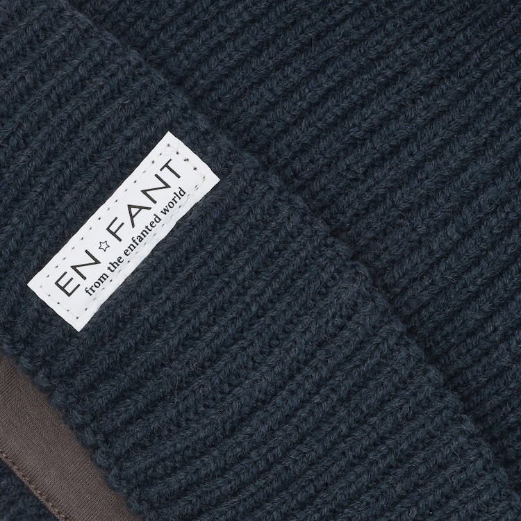 Enfant beanie parisian night donkerblauw