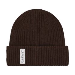 Enfant beanie coffee bean bruin