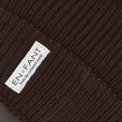 Enfant beanie coffee bean bruin