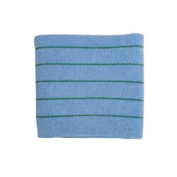 Hvid babydeken blanket Harry light blue-grass