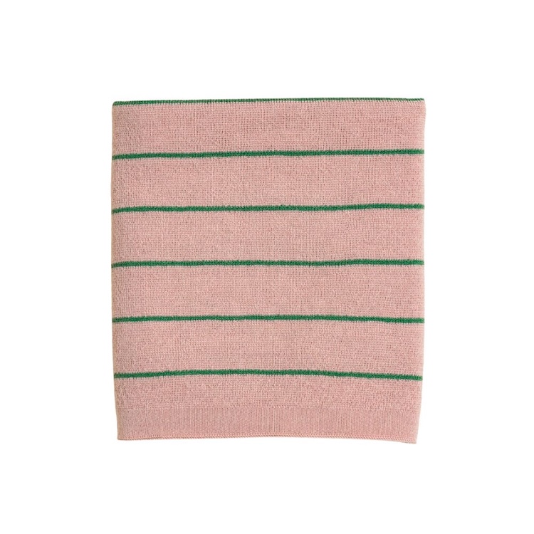 Hvid babydeken blanket Harry powder-grass