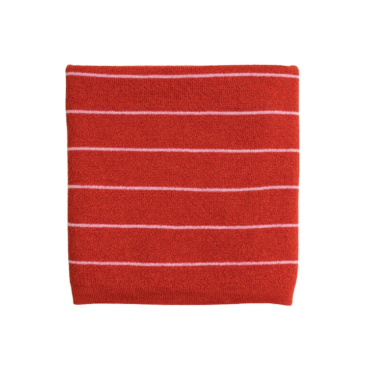 Hvid babydeken blanket Harry red - Cotton candy