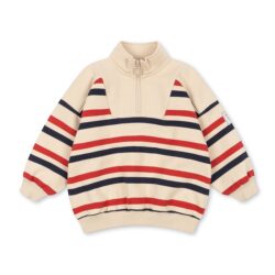 Konges Sløjd trui sweater loupy tangerine stripe