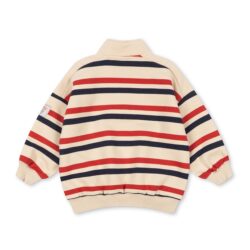Konges Sløjd trui sweater loupy tangerine stripe