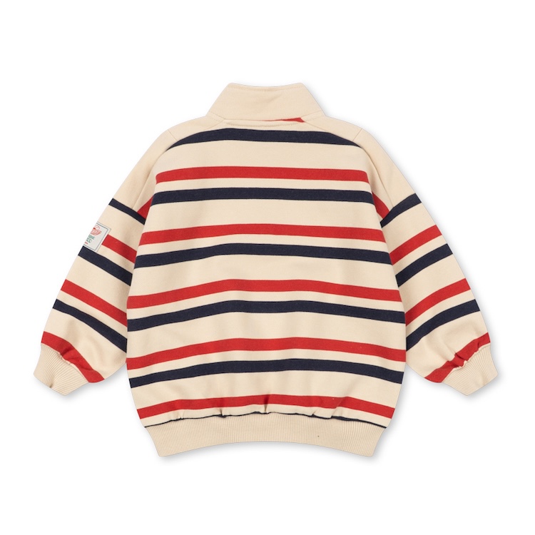 Konges Sløjd trui sweater loupy tangerine stripe