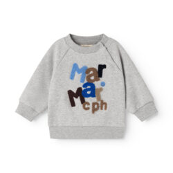 MarMar Copenhagen trui sweater Theos Cloud grey logo