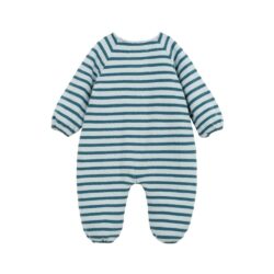 Play Up boxpakje gestreept Cyanotype blauw