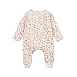 Play Up boxpakje met voetjes panterprint roze sketches