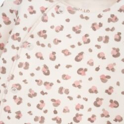 Play Up boxpakje met voetjes panterprint roze sketches