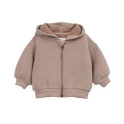 Play Up fleece vest jacket drawing bruin