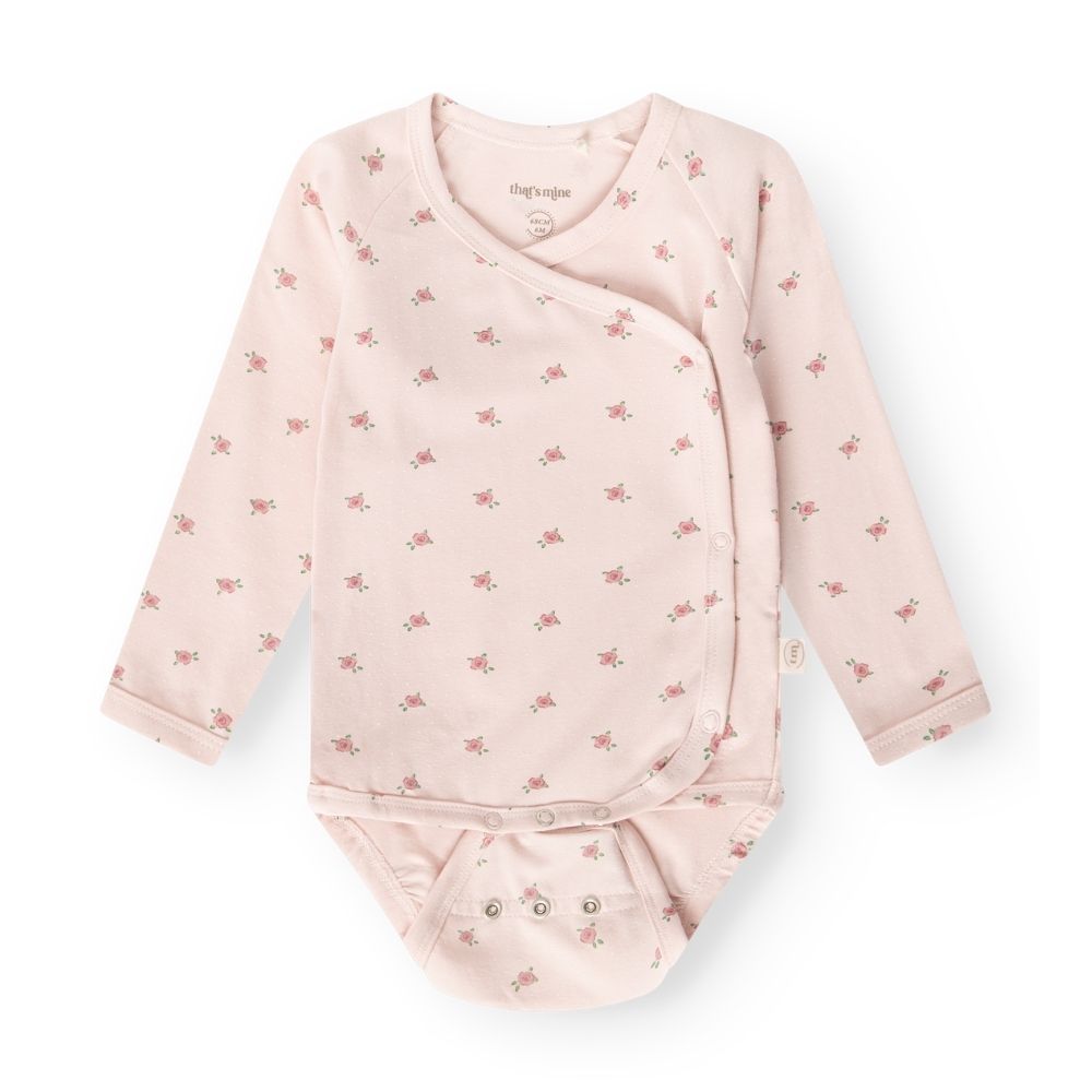 That's Mine meegroei romper met lange mouw Tiny roses