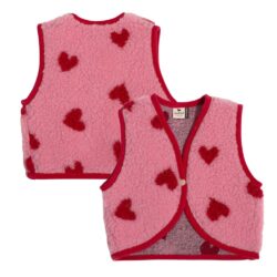 Alwero x Salty bodywarmer lulu baby bubblegum heart
