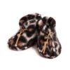 Alwero babyslofjes Emo Leopard 100% wol