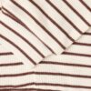 Enfant rib broekje gestreept chestnut