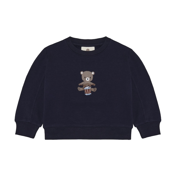Enfant trui dark navy bear beertje