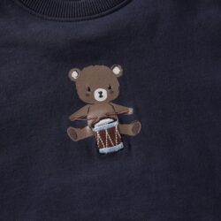 Enfant trui dark navy bear beertje