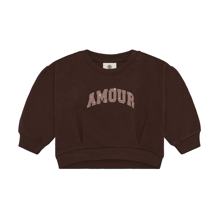 Enfant trui deep mahogany amour