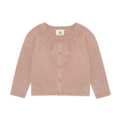 Enfant vest gebreid adobe rose