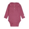 Fixoni romper met lange mouw en kraag rib crushed berry
