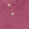 Fixoni romper met lange mouw en kraag rib crushed berry