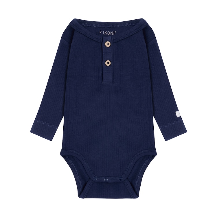 Fixoni romper met lange mouw marineblauw