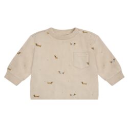 Fixoni trui sweater sand teckel