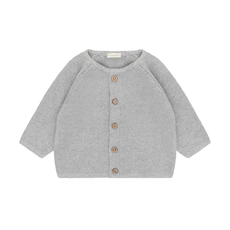 Fixoni vest gebreid flint gray melange
