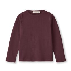 Fliink longsleeve rib Kenna burgendy