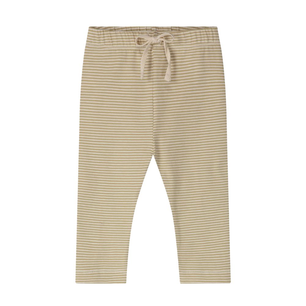 Gray Label legging gestreept Cookie cream