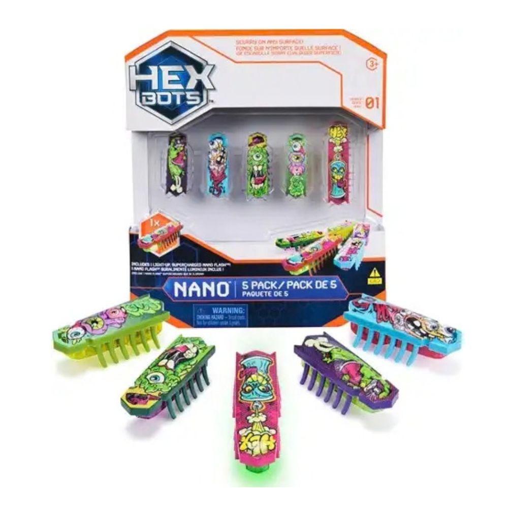 HexBots 5-pack 1 flash nano en 4 nano
