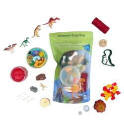 Invitation to imagine busy bag dino dinosaur